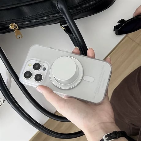 【お取り寄せ商品】iPhoneケース スマホケース iPhone16 iPhone15 iPhone14 シンプルケース シルバー MagSafe L9221