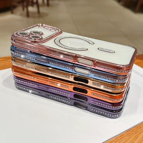 【お取り寄せ商品】iPhoneケース スマホケース iPhone17 iPhone16 magsafe 大人可愛い キラキラ M7072