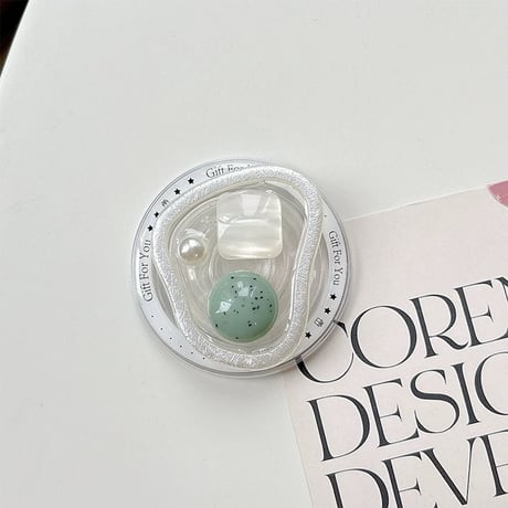 【お取り寄せ商品】グリップ リボン mag safe 大人女子 落下防止 マグセーフグリップ ニュアンス M7052