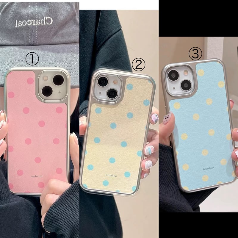 お取り寄せ商品】iPhoneケース スマホケース iPhone15 iPhone14 ドット
