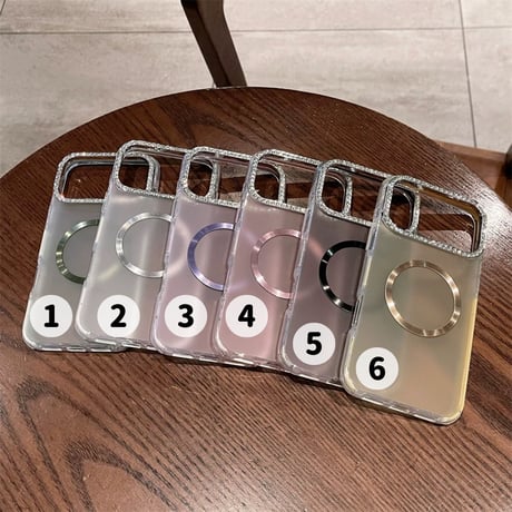 【お取り寄せ商品】iPhoneケース スマホケース iPhone17 iPhone16 iPhone15 大人可愛い magsafe シンプル ハーフクリア  M7082
