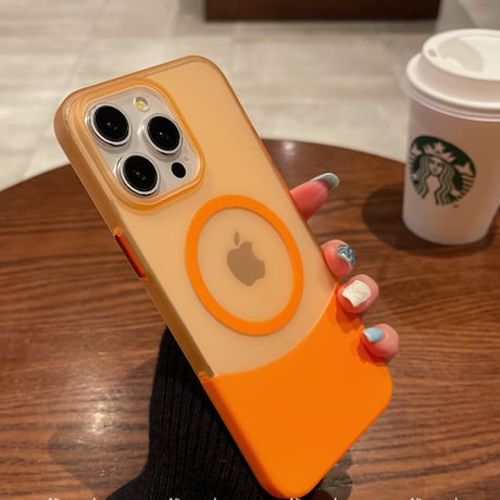 【お取り寄せ商品】iPhoneケース スマホケース iPhone15 iPhone14 クリアカラー ツートン L8372