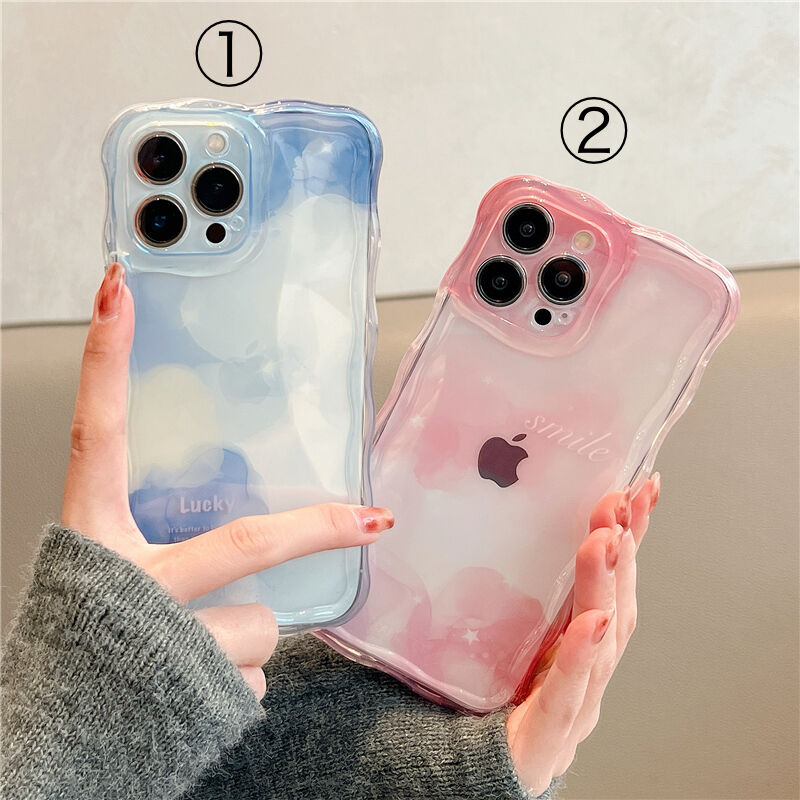 お取り寄せ商品】iPhoneケース iPhone14ケース iPhone15 ピンク ブルー