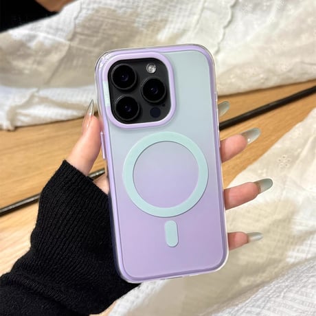 【お取り寄せ商品】iPhoneケース スマホケース iPhone17 iPhone15 iPhone14 magsafe グラデーション シンプル 可愛い 韓国 M7080