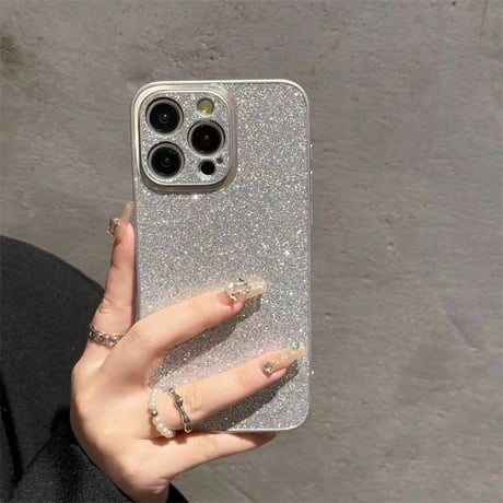 【お取り寄せ商品】iPhoneケース スマホケース iPhone15 iPhone14 キラキラ ラメ 3色 L8982