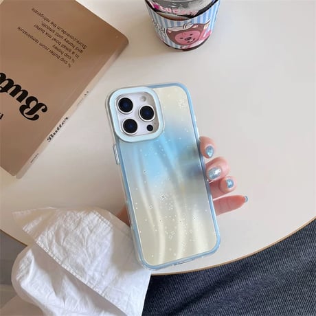 【お取り寄せ商品】iPhoneケース スマホケース iPhone16 iPhone15 iPhone14 可愛い シンプル グラデーション 夏 おしゃれ L9580