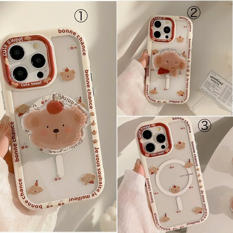 お取り寄せ商品】iPhoneケース スマホケース iPhone15 iPhone14 くま