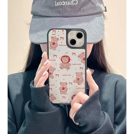 【お取り寄せ商品】iPhoneケース スマホケース iPhone15 iPhone14 Apple bear くま L8991