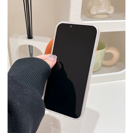 【お取り寄せ商品】iPhoneケース スマホケース iPhone15 iPhone14 クッション バンドストラップ ダイヤ柄 L8928