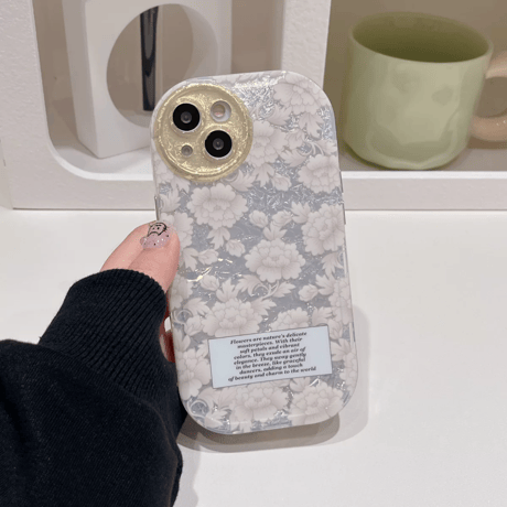 【お取り寄せ商品】iPhoneケース スマホケース iPhone15 iPhone14 エレガント きれいめ 花柄 L9264