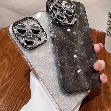 【お取り寄せ商品】iPhoneケース スマホケース iPhone16 iPhone15 iPhone14 かわいい シンプル 光沢 ラメ L9216