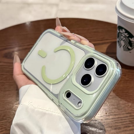 【お取り寄せ商品】iPhoneケース スマホケース iPhone17 iPhone16 iPhone15 iPhone14 magsafe シンプル 推し活 ミルキーカラー  M7159