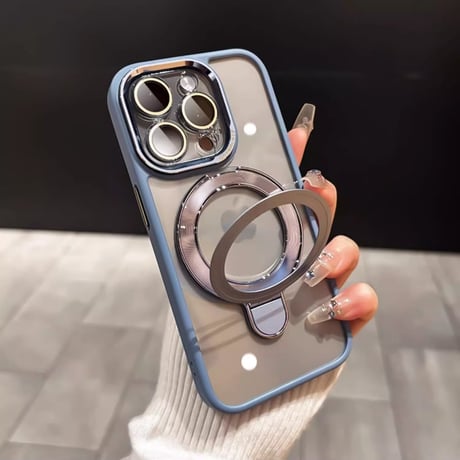 【お取り寄せ商品】iPhoneケース スマホケース iPhone15 iPhone14 Magsafe マグネット 磁気 カラーフレーム フレームケース 透明 シンプル 推し活 L7784