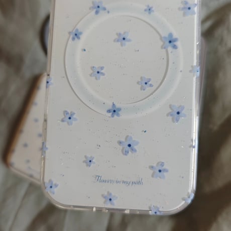 【お取り寄せ商品】iPhoneケース スマホケース iPhone17 iPhone16 iPhone15 韓国 MagSafe 花柄 くすみ M7130