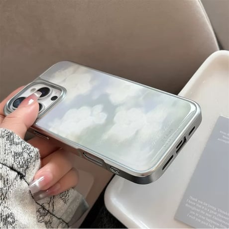 【お取り寄せ商品】iPhoneケース スマホケース iPhone16 iPhone15 iPhone14 大人 女子 おしゃれ ぼかし 花柄 L9380