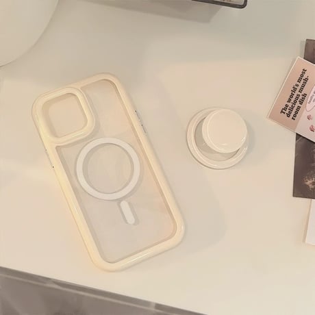 【お取り寄せ商品】iPhoneケース スマホケース iPhone15 iPhone14 クリア MagSafe 韓国 おしゃれ L8148
