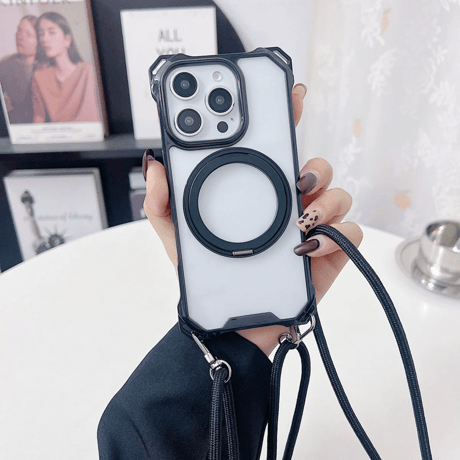 【お取り寄せ商品】iPhoneケース スマホケース iPhone16 iPhone15 iPhone14 シンプル 可愛い 韓国 ストラップ付き MagSafe L9363