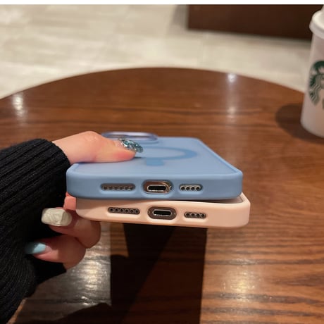 【お取り寄せ商品】iPhoneケース スマホケース iPhone15 iPhone14 クリアカラー MagSafe L8371