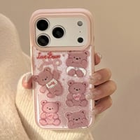【お取り寄せ商品】iPhoneケース スマホケース iPhone17 iPhone16 iPhone15 iPhone14 韓国 可愛い くま トレンド L9360