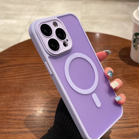 【お取り寄せ商品】iPhoneケース スマホケース iPhone15 iPhone14 クリアカラー MagSafe L8371
