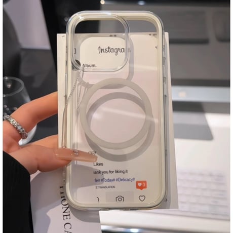 【お取り寄せ商品】iPhoneケース スマホケース iPhone16 iPhone15 iPhone14 大人 可愛い シンプル MagSafe L9503