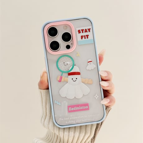 【お取り寄せ商品】iPhoneケース スマホケース iPhone15 iPhone14 キャラクター スポーツ フレーム パステル L9002