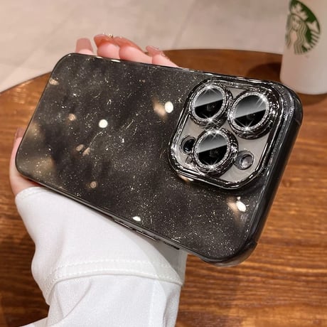 【お取り寄せ商品】iPhoneケース スマホケース iPhone16 iPhone15 iPhone14 かわいい シンプル 光沢 ラメ L9216