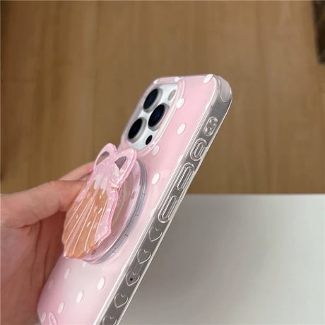 【お取り寄せ商品】iPhoneケース スマホケース iPhone16 iPhone15 iPhone14 パステルカラー 水玉 おしゃれ マグセーフ L9448