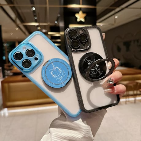 【お取り寄せ商品】iPhoneケース スマホケース iPhone15 iPhone14 シンプル クリア フレームケース キャラクター L8988