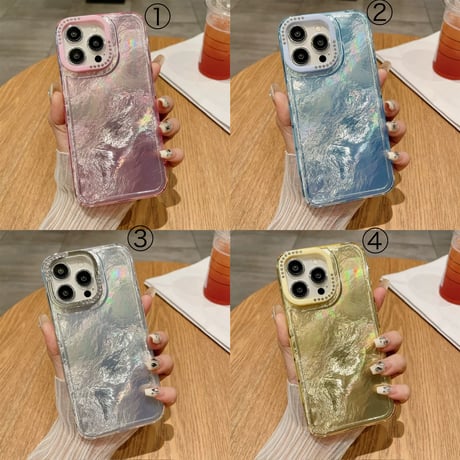 【お取り寄せ商品】iPhoneケース スマホケース iPhone16 iPhone15 iPhone14 シンプル キラキラ 光沢 L9006