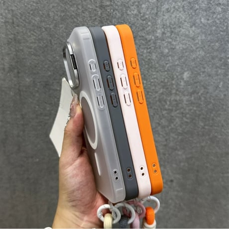 【お取り寄せ商品】iPhoneケース スマホケース iPhone16 iPhone15 iPhone14 シンプル スモーキーカラー MagSafe L9342