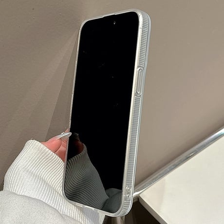 【お取り寄せ商品】iPhoneケース スマホケース iPhone15 iPhone14 フェザーパターン リボン 立体 パールビーズ オーロラ かわいい ガーリー 韓国 L7933