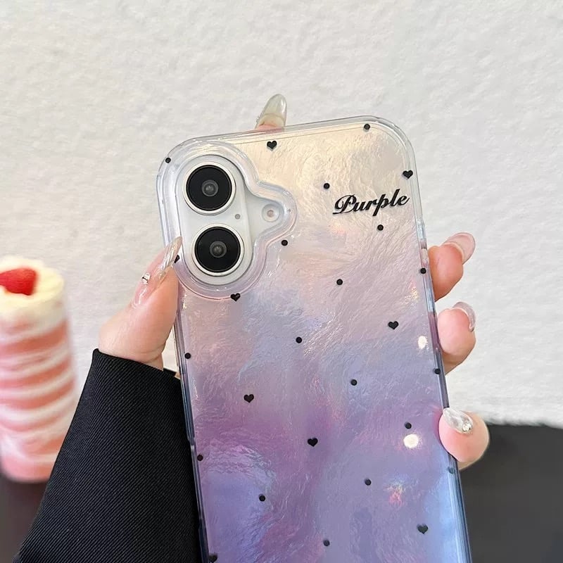 多眼モンスター iPhoneケース パープル 立体 個性派 アート 暗闇で光る