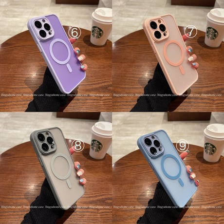 【お取り寄せ商品】iPhoneケース スマホケース iPhone15 iPhone14 クリアカラー MagSafe L8371