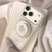 【お取り寄せ商品】iPhoneケース スマホケース iPhone17 iPhone16 iPhone15 星 シンプル クリア magsafe M7184