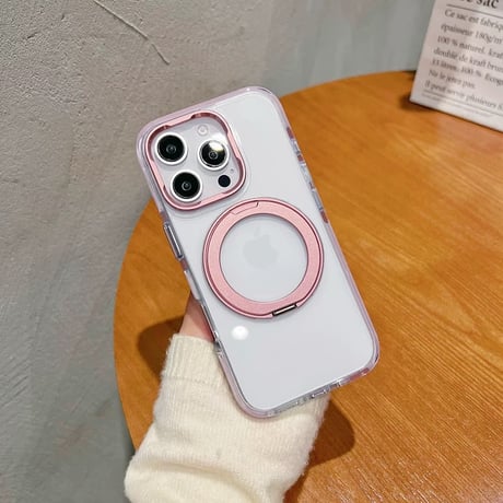 【お取り寄せ商品】iPhoneケース スマホケース iPhone16 iPhone15 magsafe クリア シンプル 推し活 M7043