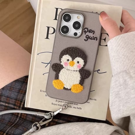【お取り寄せ商品】iPhoneケース スマホケース iPhone16 iPhone15 iPhone14 かわいい ペンギン L9224