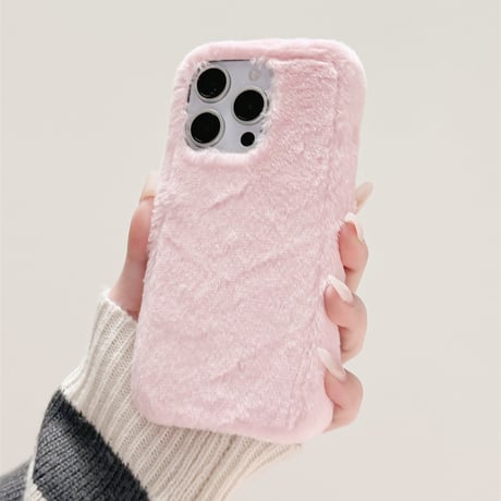 【お取り寄せ商品】iPhoneケース スマホケース iPhone16 iPhone15 iPhone14 かわいい キュート モコモコ L9133