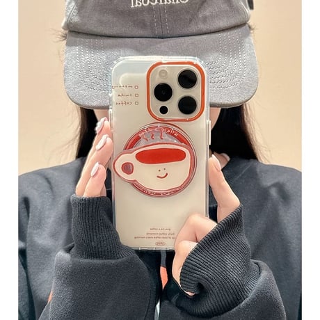 【お取り寄せ商品】iPhoneケース スマホケース iPhone16 iPhone15 iPhone14 かわいい マグカップ MagSafe L9211