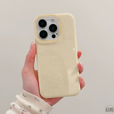 【お取り寄せ商品】iPhoneケース スマホケース iPhone16 iPhone15 iPhone14 シンプル 推し活 ラメ M7041