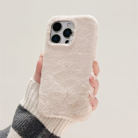 【お取り寄せ商品】iPhoneケース スマホケース iPhone16 iPhone15 iPhone14 かわいい キュート モコモコ L9133