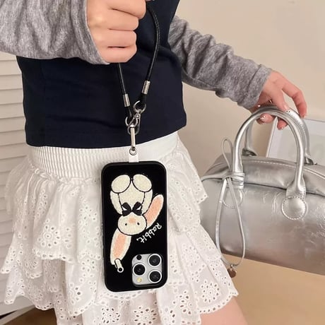 【お取り寄せ商品】iPhoneケース スマホケース iPhone16 iPhone15 iPhone14 かわいい キュート うさぎ L9156