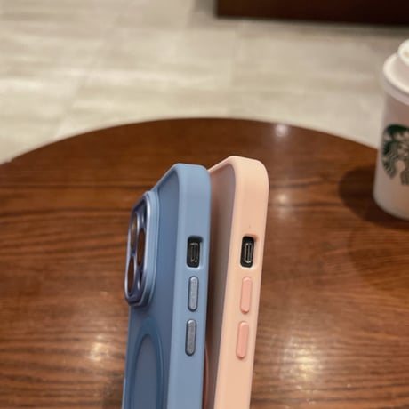 【お取り寄せ商品】iPhoneケース スマホケース iPhone15 iPhone14 クリアカラー MagSafe L8371