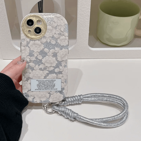 【お取り寄せ商品】iPhoneケース スマホケース iPhone15 iPhone14 エレガント きれいめ 花柄 L9264