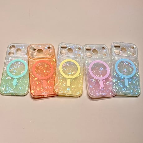 【お取り寄せ商品】iPhoneケース スマホケース iPhone17 iPhone16 iPhone15 Magsafe シェル 可愛い  M7191