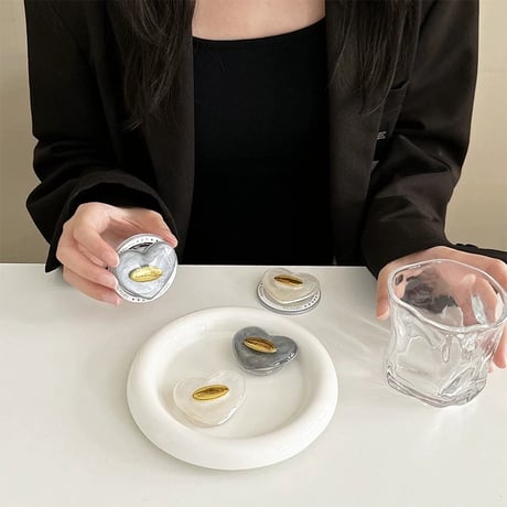 【お取り寄せ商品】iPhone グリップ ペイント mag safe 大人女子 落下防止 M7011