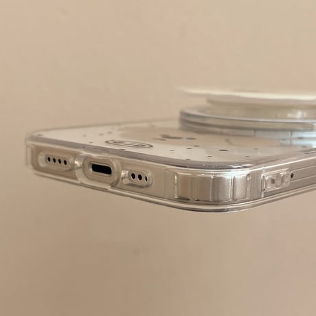 【お取り寄せ商品】iPhoneケース スマホケース iPhone15 iPhone14 Magsafe 磁気 マグネット イヌ 犬 グリップ付き レトロ かわいい 韓国 L7800