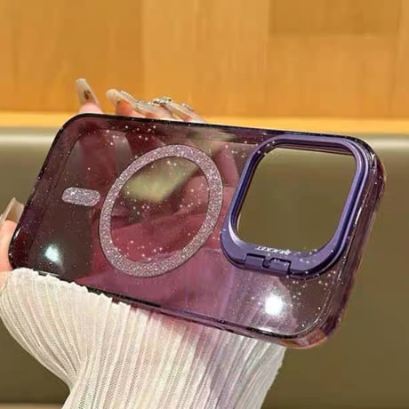 【お取り寄せ商品】iPhoneケース スマホケース iPhone16 iPhone15 iPhone14 グリッター キラキラ ラメ MagSafe L9845
