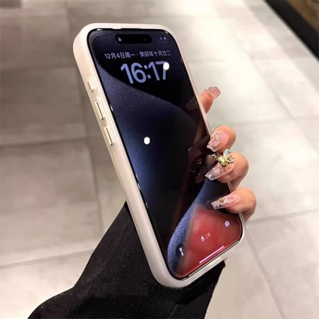 【お取り寄せ商品】iPhoneケース スマホケース iPhone15 iPhone14 透明 カラーフレーム フレームケース シンプル ユニセックス 推しカラー 推し活 韓国 L7783