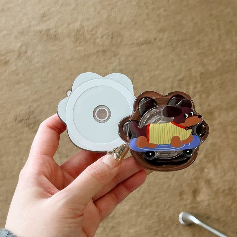 お取り寄せ商品】magsafe グリップ 磁石 韓国 キャラクター 可愛い 犬